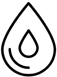Water drop outline icon