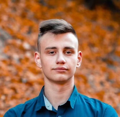 Young man outdoor portrait