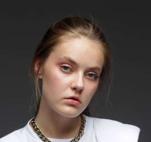 Young woman studio portrait